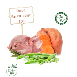 GFH - Ingrédients recette croquette grain free à la dinde pour chien adulte