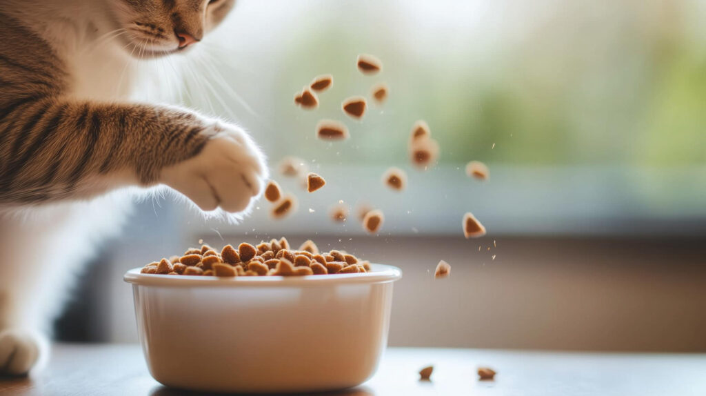 Aliments pour chats difficiles