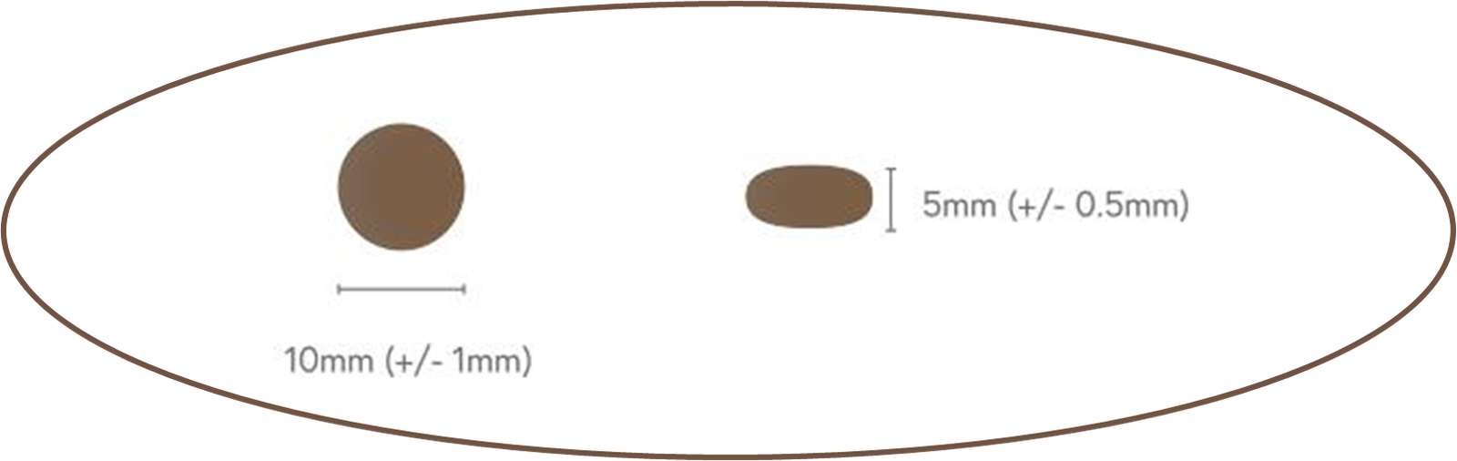 Taille croquette Nala recette au poulet et riz pour chat adulte