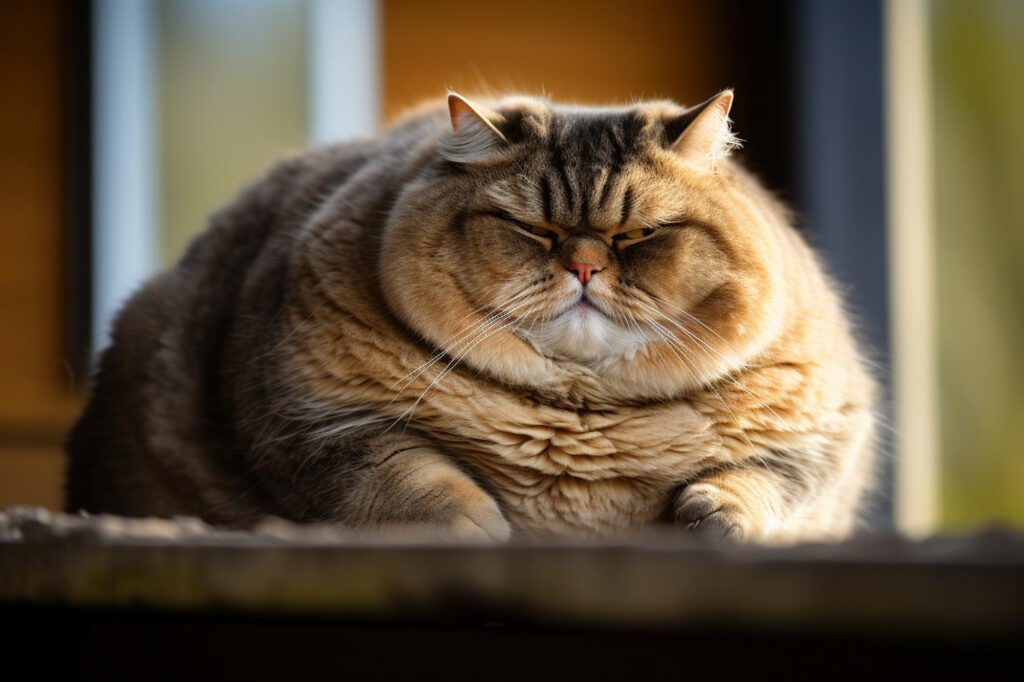 chats en surpoids