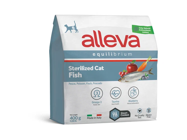 Alleva Equilibrium allégées au poisson de l'océan pour chats adultes et stérilisés 400g Alleva Equilibrium allégées au poisson de l'océan pour chats adultes et stérilisés 400g